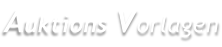 Auktions Vorlagen